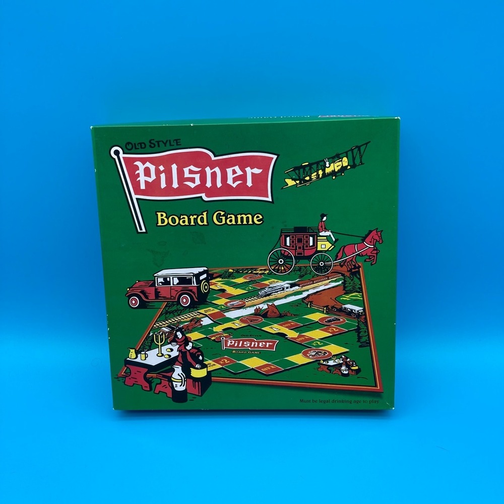 Old Style Pilsner Board Game Promotional Set - Complete w/ Cards & Dice